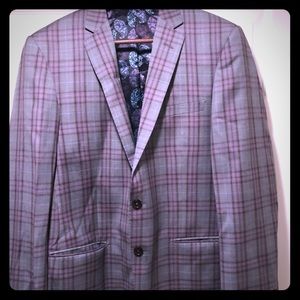 Italio Blazer Men Slim Fit floral jacket